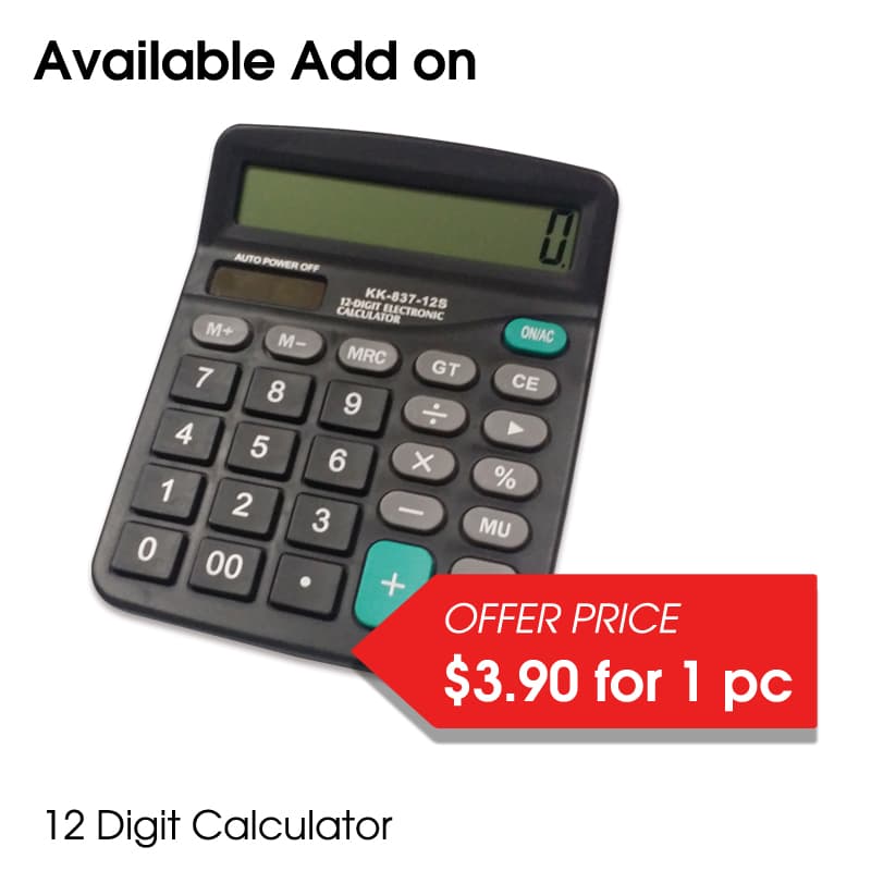 1x 12 Digit Calculator Model:KK837