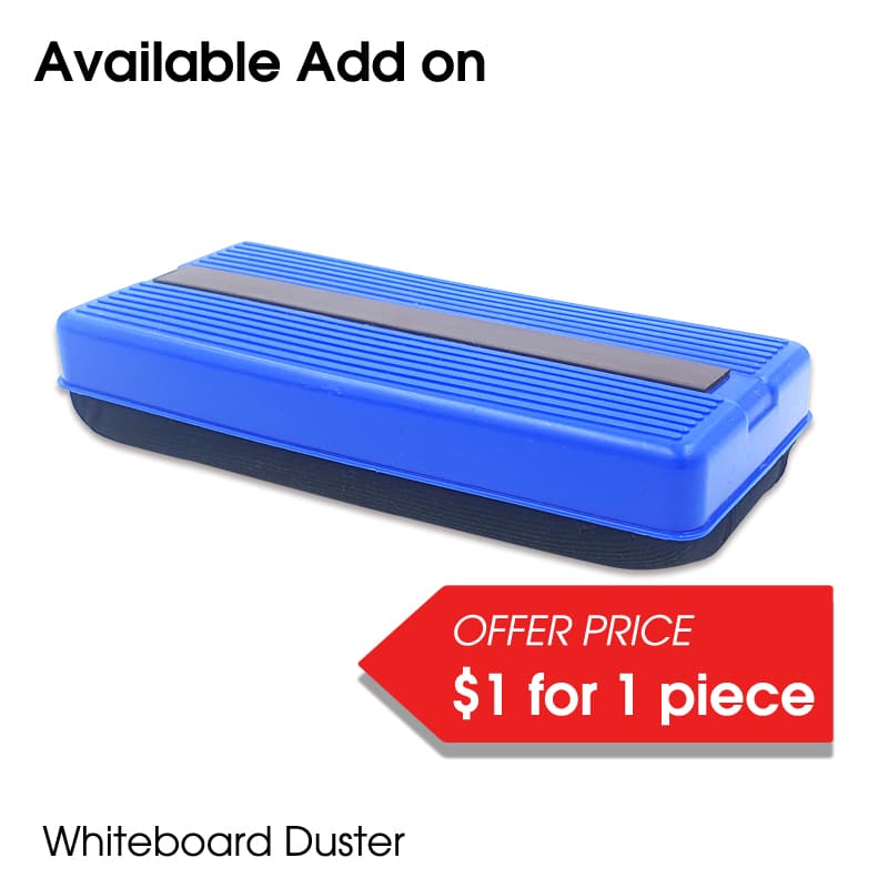 1x Whiteboard Duster 110X48X30MM