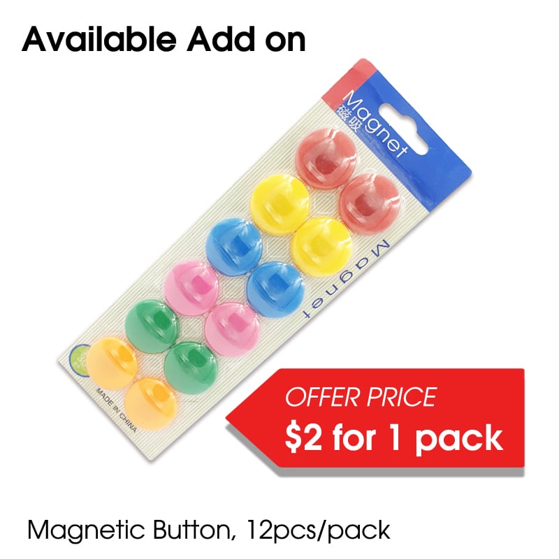 1x Magnetic Button [12 buttons/Pack]