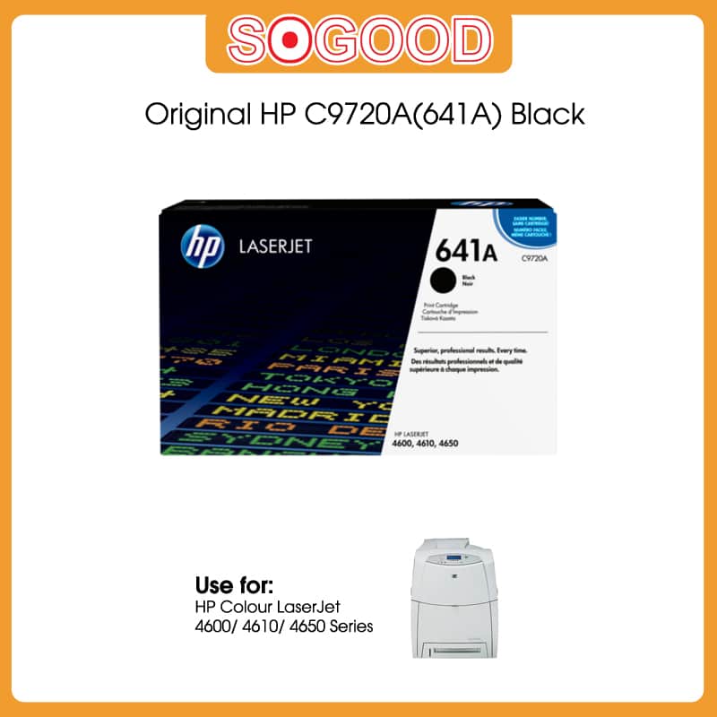 Toner for HP 641A Printer Laserjet Cartridge Black Color 4600 4650 4610 C9720a 